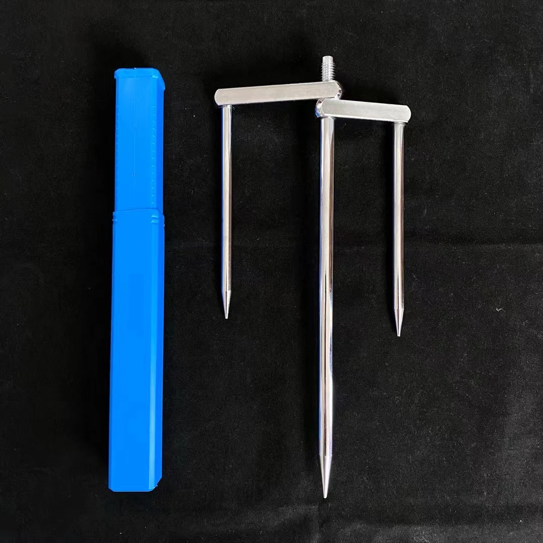 三齿钓伞地插可拆卸便携钓鱼伞插地插分体式通用螺丝伞叉