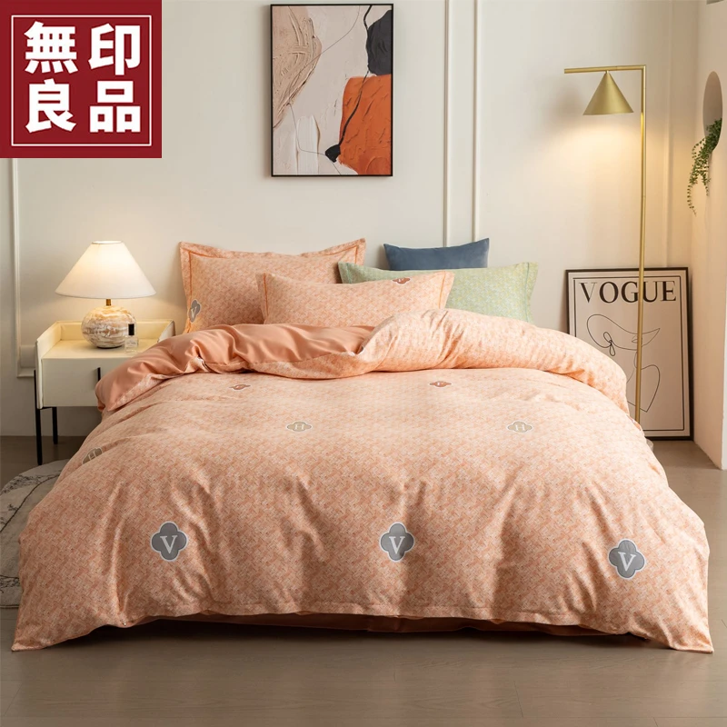 【QC】新款秋冬加厚新疆棉斜纹棉床上四件套好物被套三件套