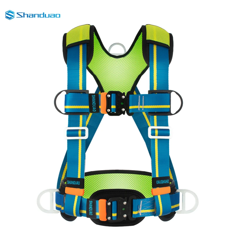 户外国标高空作业安全带安全绳套装防坠落空调施工保险带保护绳
