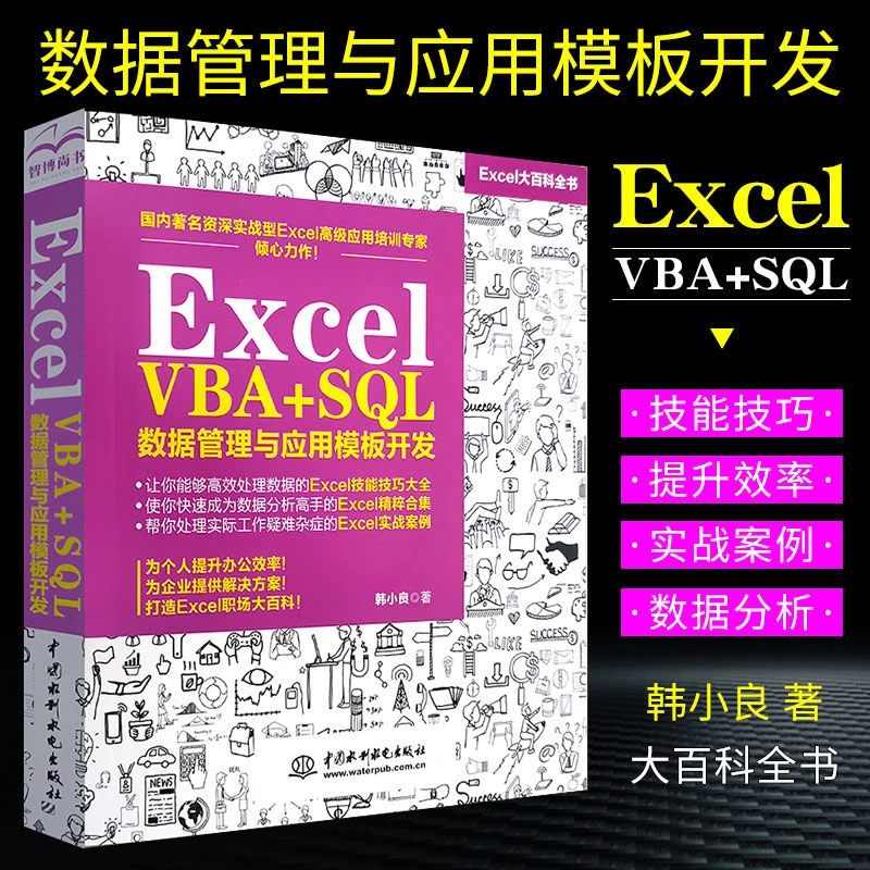 正版excel vba+SQL数据管理与应用模板开发 excel 函数教科书