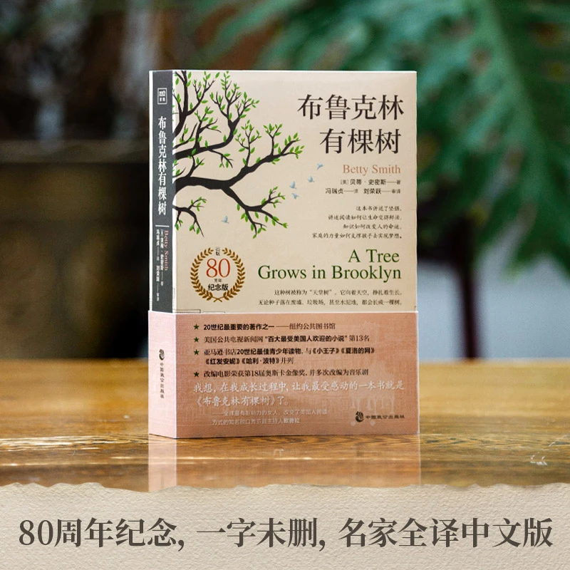 布鲁克林有棵树出版80周年纪念版 史密斯著 课外阅读外国儿童文学