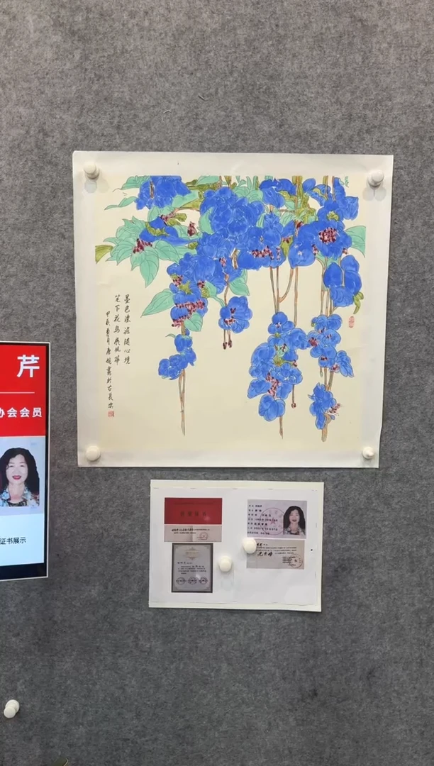 【闪购商品】绘画pmw省美协田桂芹国画作品16