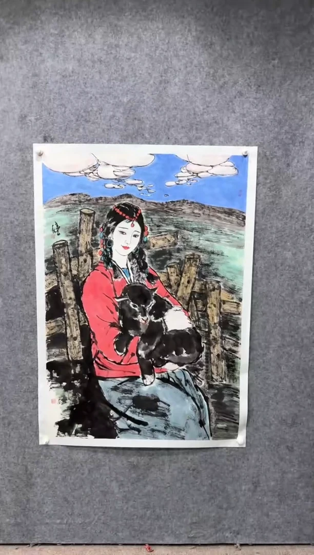 【闪购商品】绘画pmw省美协李立辰国画作品8