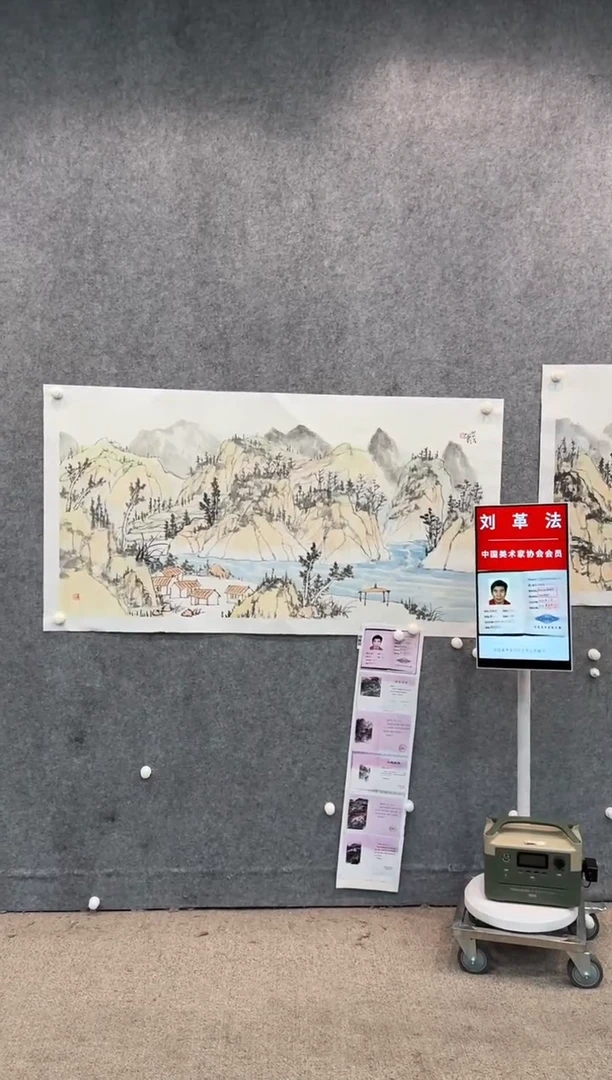 【闪购商品】绘画pmw中美协刘革法国画作品21