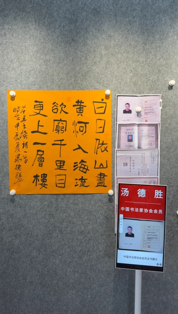【闪购商品】书法pmb中书协汤德胜12