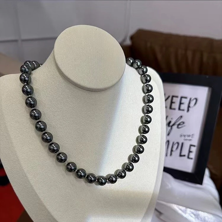 时尚墨绿色10mm妈妈链