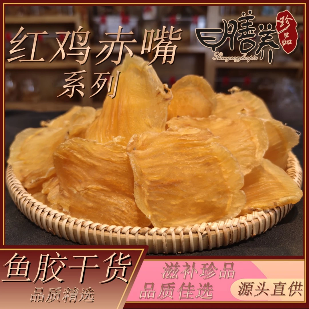 【膳养】 红鸡赤嘴鳘鱼胶 花胶 滋补 干货 100g-500g 中国广东