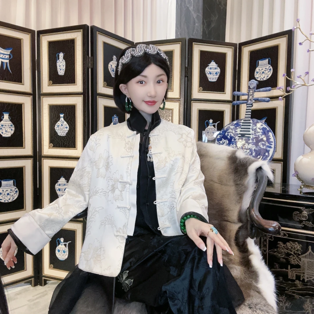 Betty Bairn【兮然】秋冬新中式国风上衣23-BW775