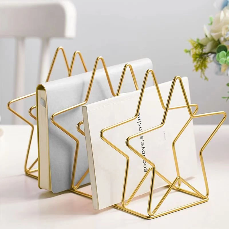 简约桌面书架桌面上办公宿舍桌上收纳置物架现代学生网红文具书立