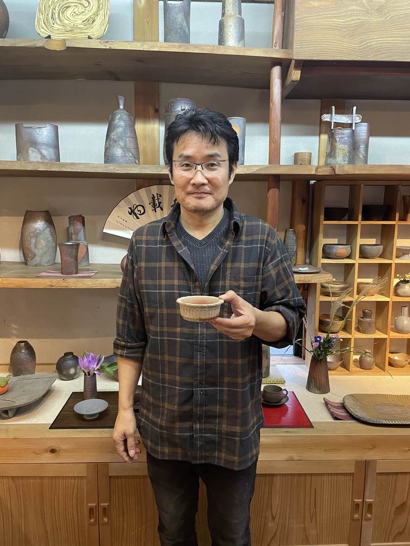 备前烧铃木美基小钵