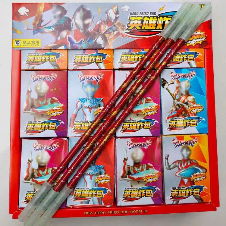 爆款自动充气礼花枪玩具捏捏乐整蛊解压惊吓包男女学生丢丢包吓跳