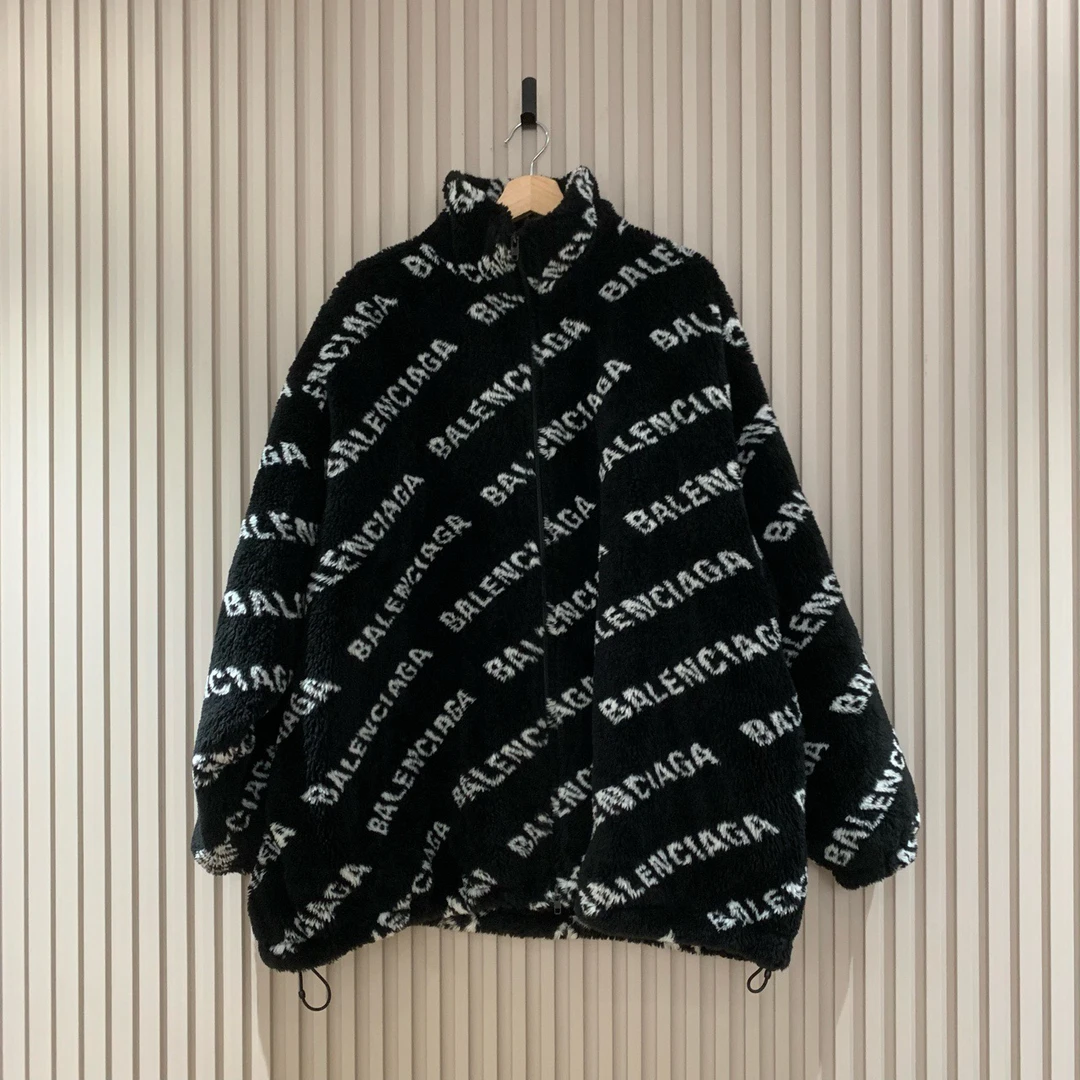 Balenciaga 23ss新款泰迪老花满印外套/34码/全新带吊/13905