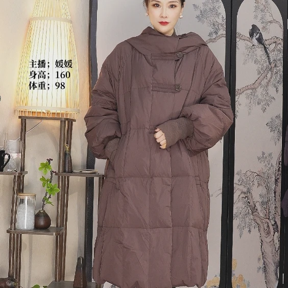 新款爆款国风百搭简约减龄时尚轻奢气质保暖休闲羽羽服