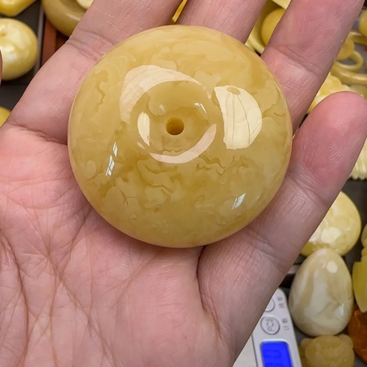蜜蜡颈饰未镶嵌天然蜜蜡