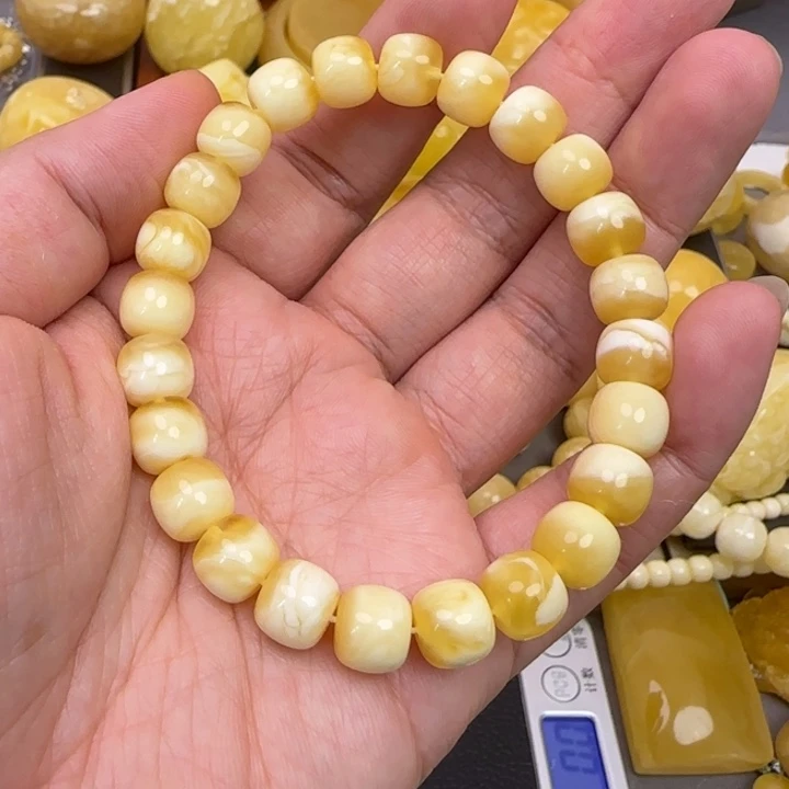 蜜蜡颈饰未镶嵌悠**心天然蜜蜡