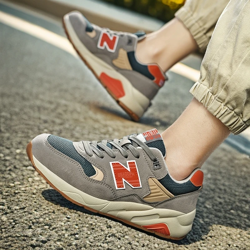 官方正牌新百伦580男女款秋冬加绒运动鞋学生情侣大气潮流鞋子