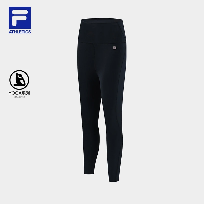 Fila/斐乐女子【紧身提臀瑜伽裤】裸感弹力健身运动裤A11W321602F
