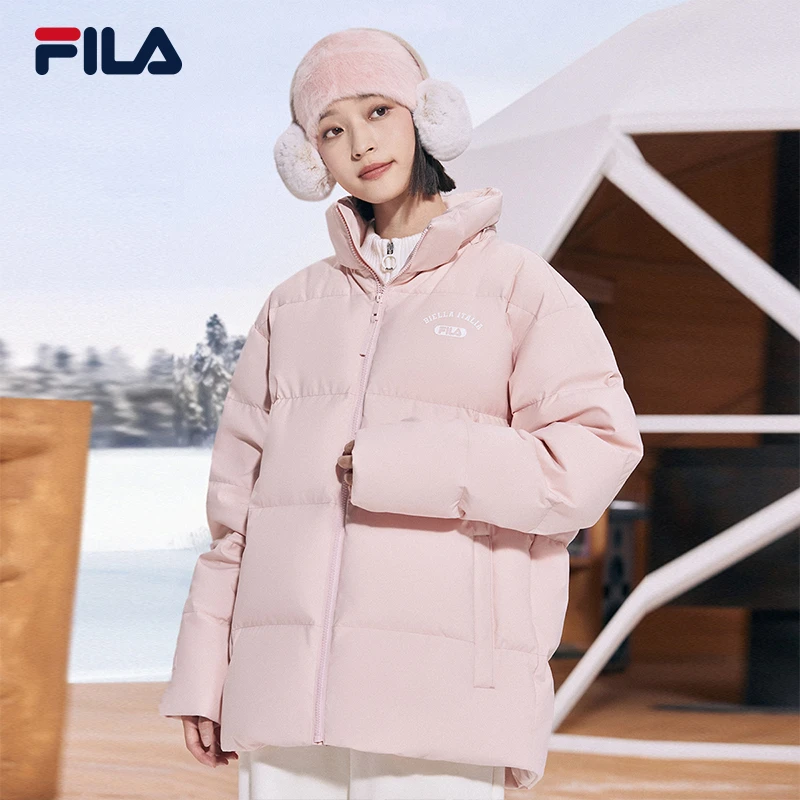 Fila/斐乐潮流时尚百搭冬季连帽休闲情侣宽松羽绒F11U349901F