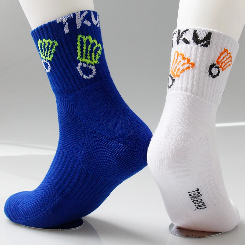 tku齐克努羽毛球袜运动袜子棉包裹装备舒适跑步加厚纯棉吸汗上衣