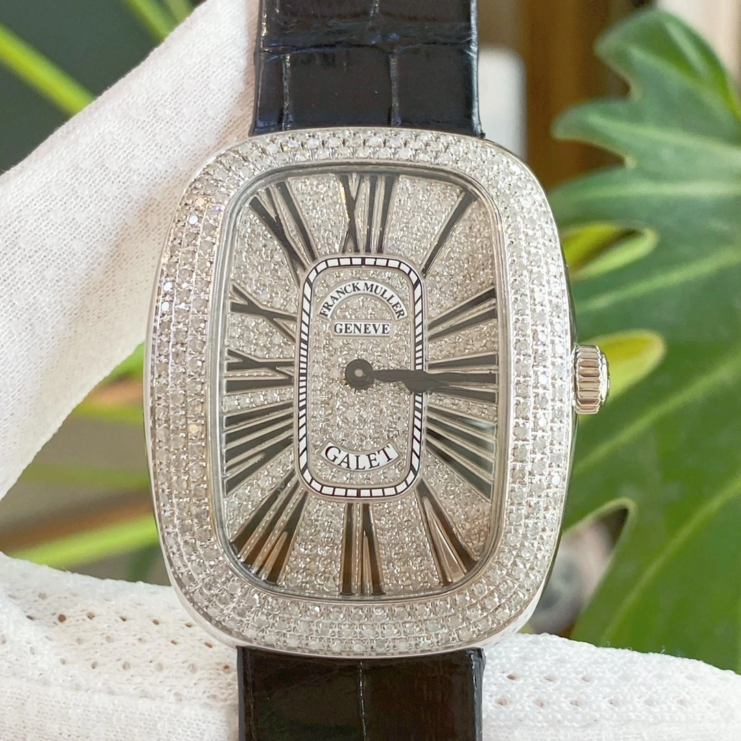 99新 Franck Muller/法兰克穆勒 3002后镶钻 未使用 石英女表女款