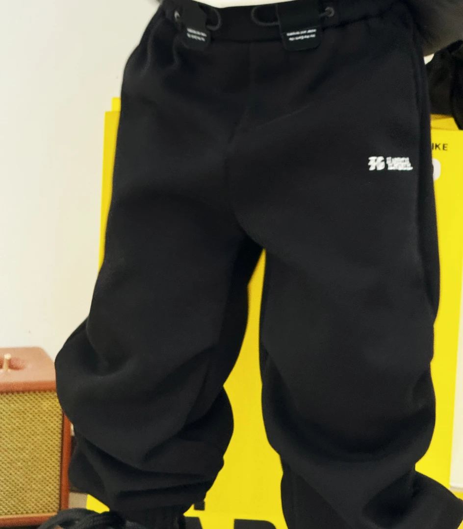 756儿童新款针织休闲裤加绒卫裤