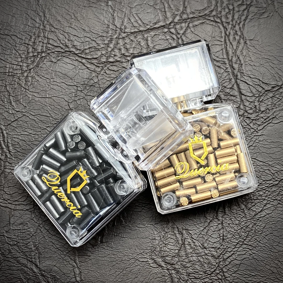 quercia定制款新品2.3规格通用软火石油机耗材金色黑色款140粒大