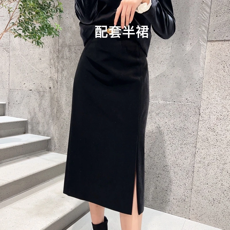 M1550时髦百搭半身裙 裙长77 款号S56193