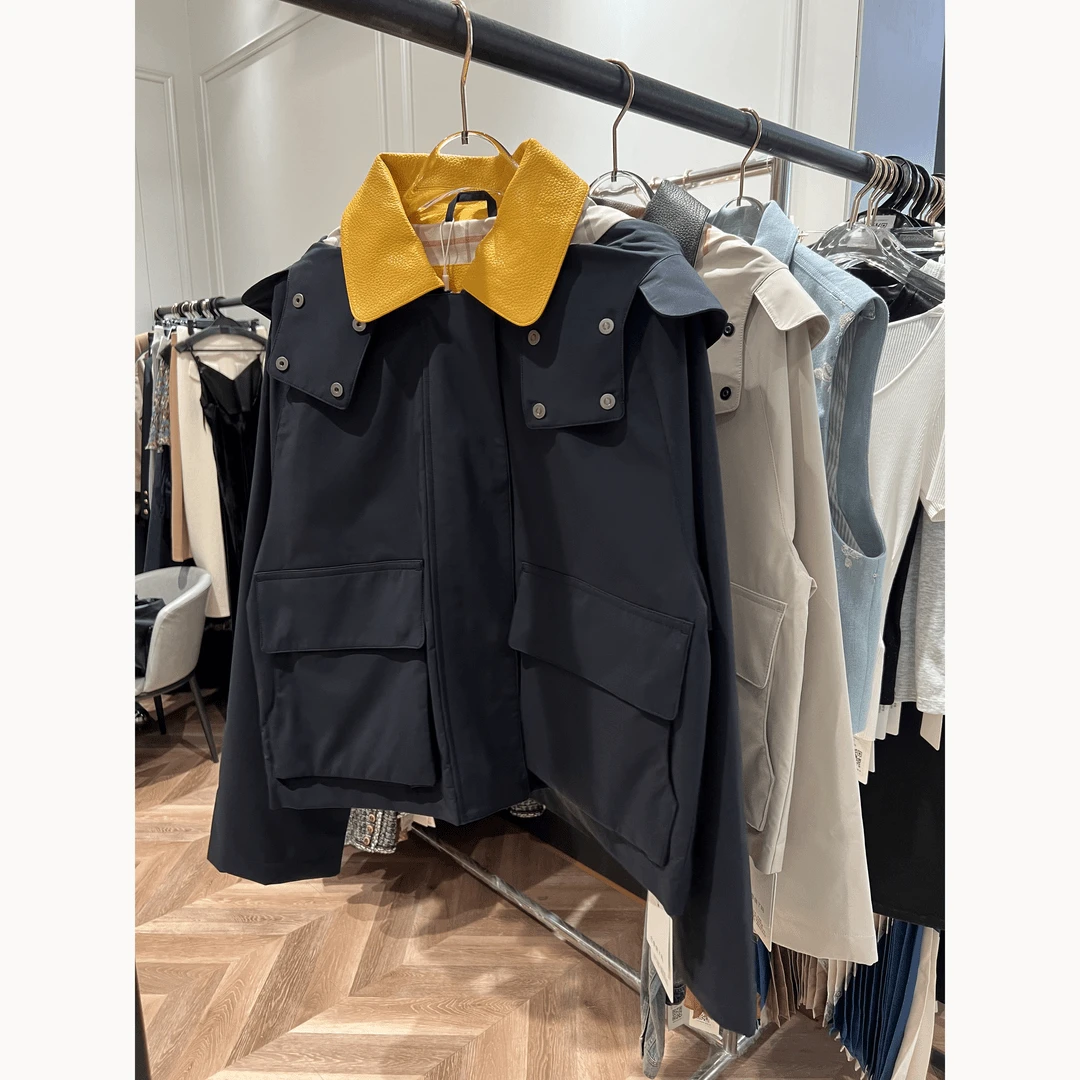 M1780！LP旅行者！Lonely Planet 气质短款风衣 衣长55 款号CF283