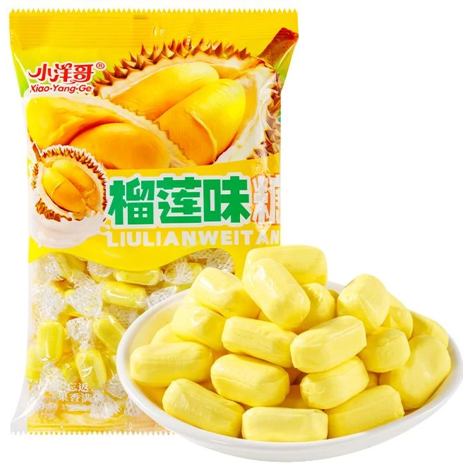 【到手500克】榴莲奶糖正宗泰国风味特浓糖果解馋水果软糖