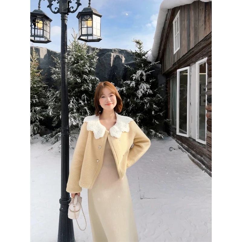 瞌睡兔定制【慢渡春秋】小个子宽松气质时尚百搭复古秋冬短款外套