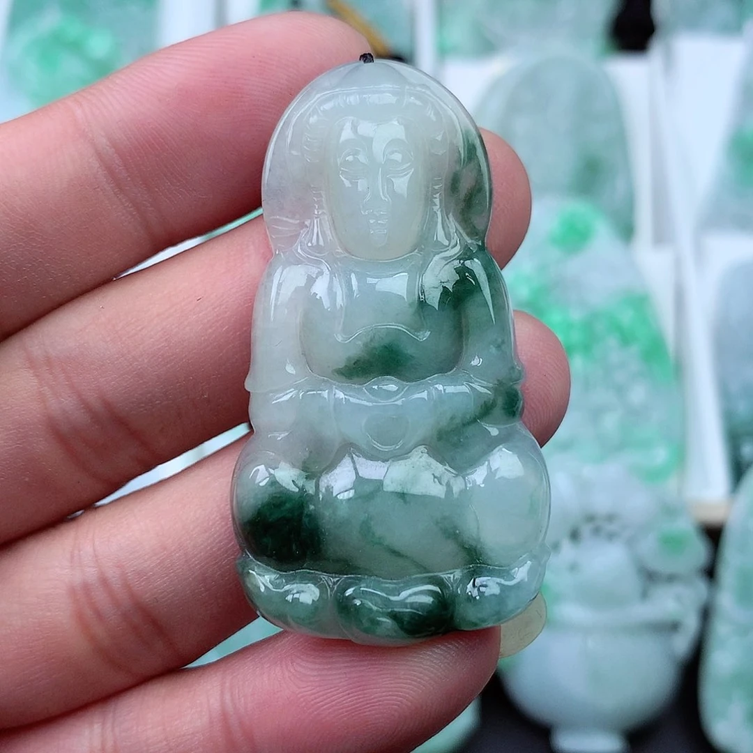 翡翠颈饰未镶嵌翡翠吊坠