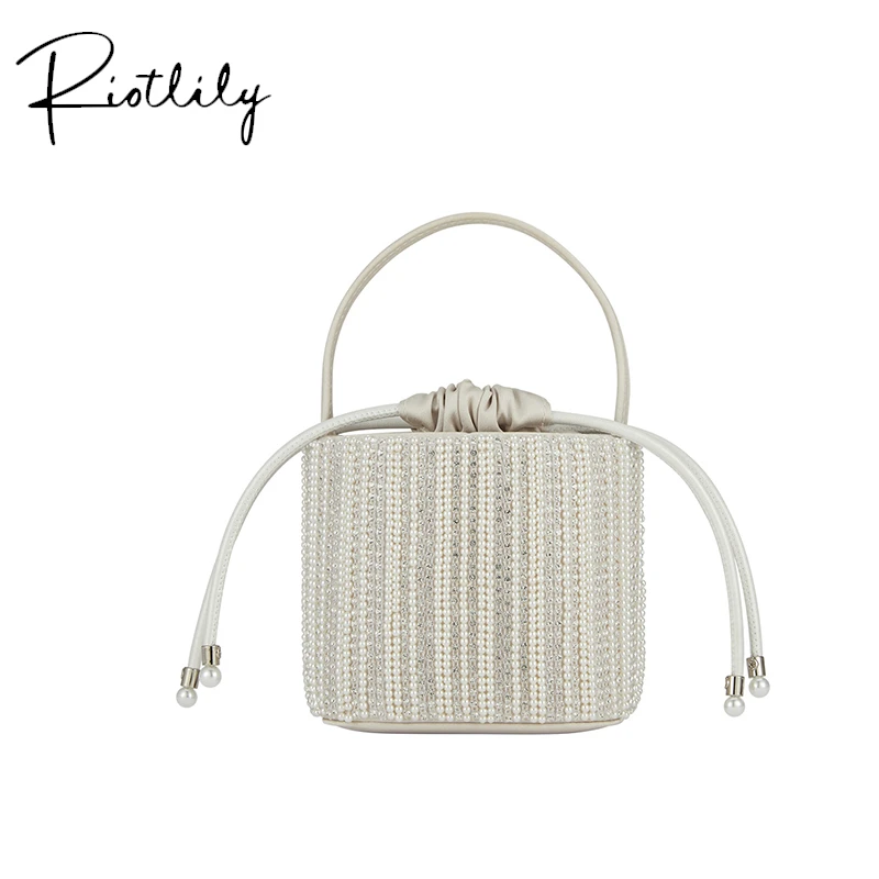 Riotlily/艾特里里轻奢浪漫手提包时尚白塔小众