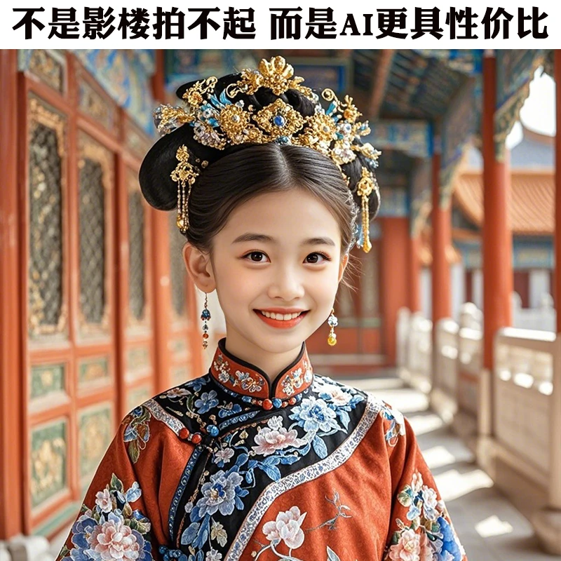 AI艺术照成人写真公主王子儿童摄影儿童宝宝照照亲子儿童潮拍