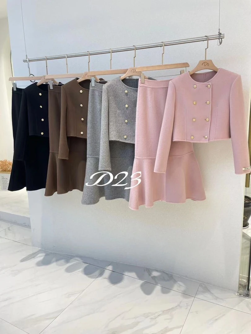 2023冬款轻奢气质设计师套装