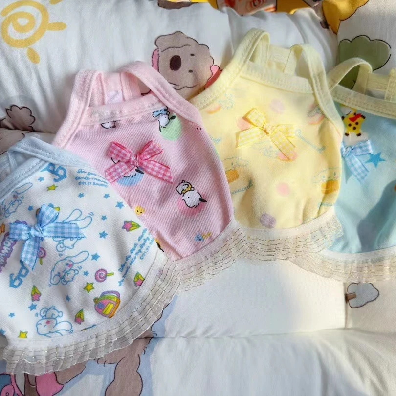 春夏宠物小猫小狗超小体奶狗吊带背心轻薄面料马尔济斯约克夏衣服