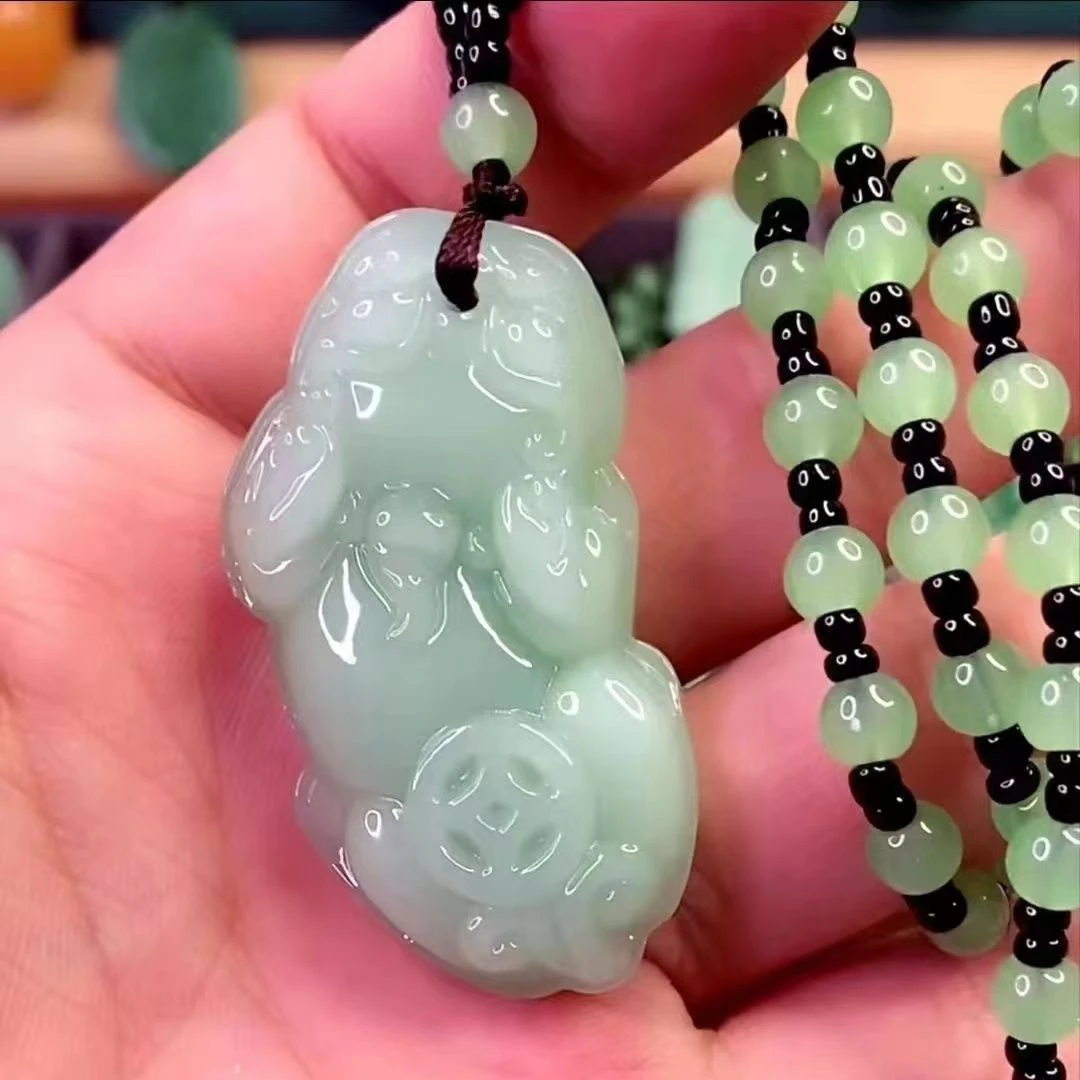 HH时尚饰品浅绿色单貔貅