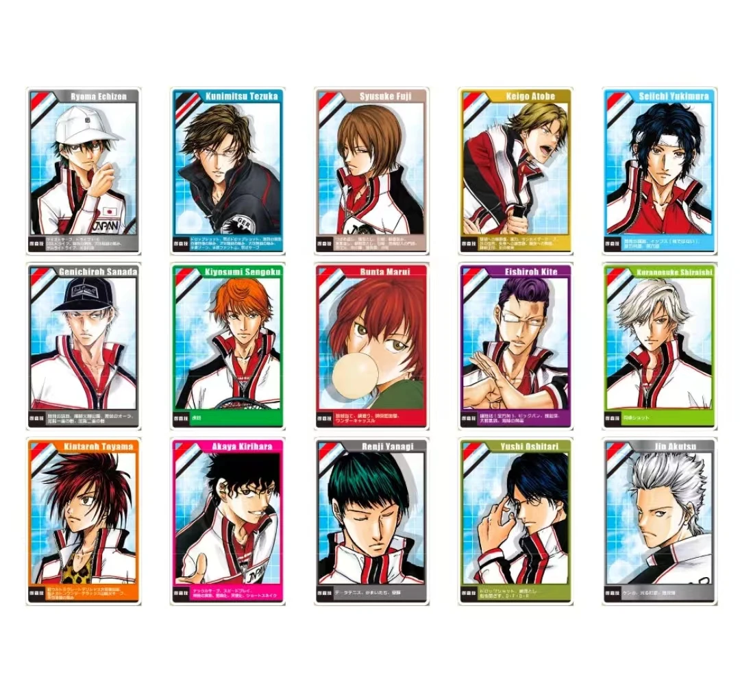 《红豆尼》网球王子  js限定原画亚克力 数据卡 盲盒 默认代拆