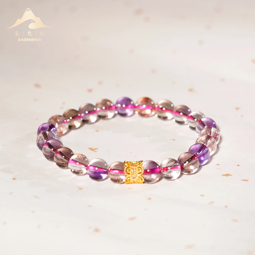宝梵陀超七水晶手串  4234