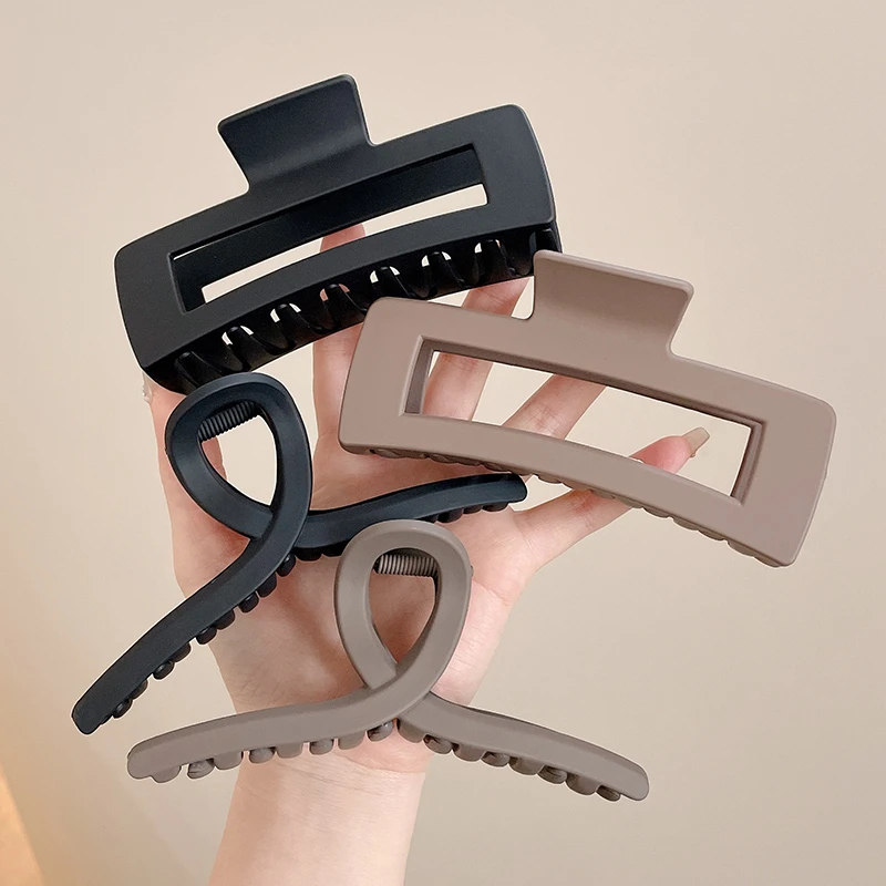 发饰黑色蕾丝BB夹发卡夹子蝴蝶结新款颜值磨砂大号鲨鱼夹发夹头饰