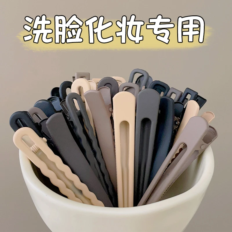 抓夹蝴蝶结发饰鸭嘴夹前额侧边刘海发夹新款碎发一字发卡头饰