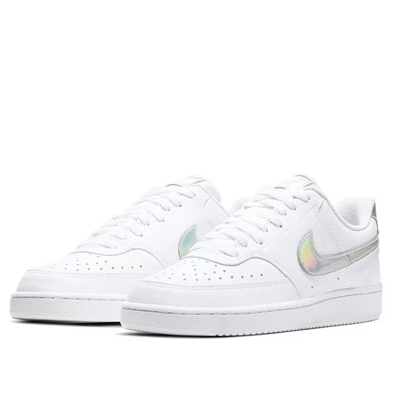 NIKE耐克女鞋2023春款简版空军镭射运动休闲板鞋 CW5596-100