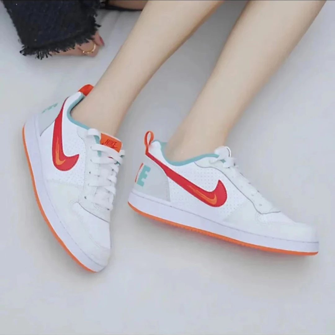 Nike耐克  Court Borough Low 2  低帮板鞋 GS 米橙色FD4635-161