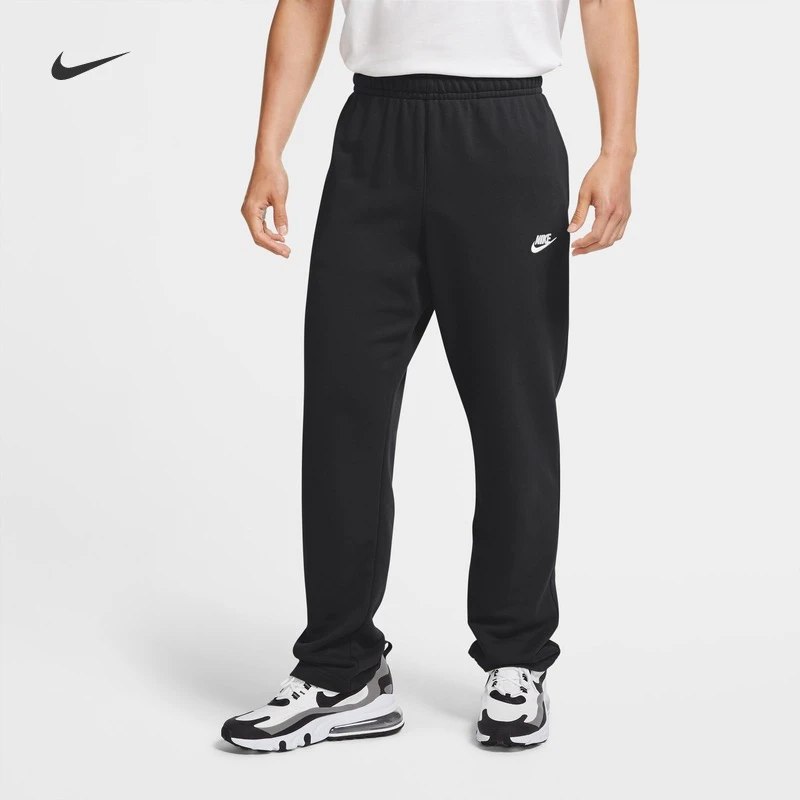 nike耐克男裤长裤新款直筒运动裤休闲百搭时尚简约卫裤BV2714-010