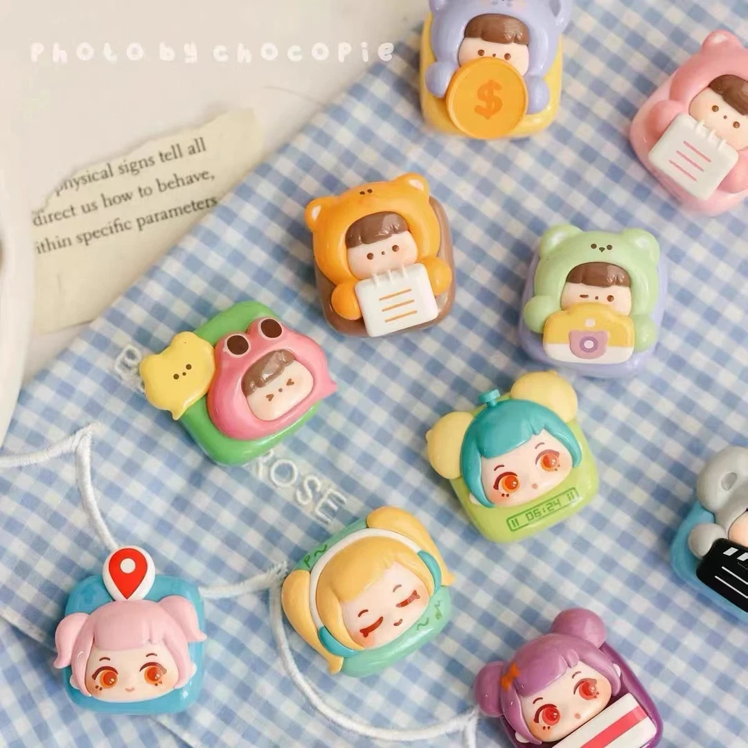 【拆盒】敲萌出机萌粒系列ip手办盲盒