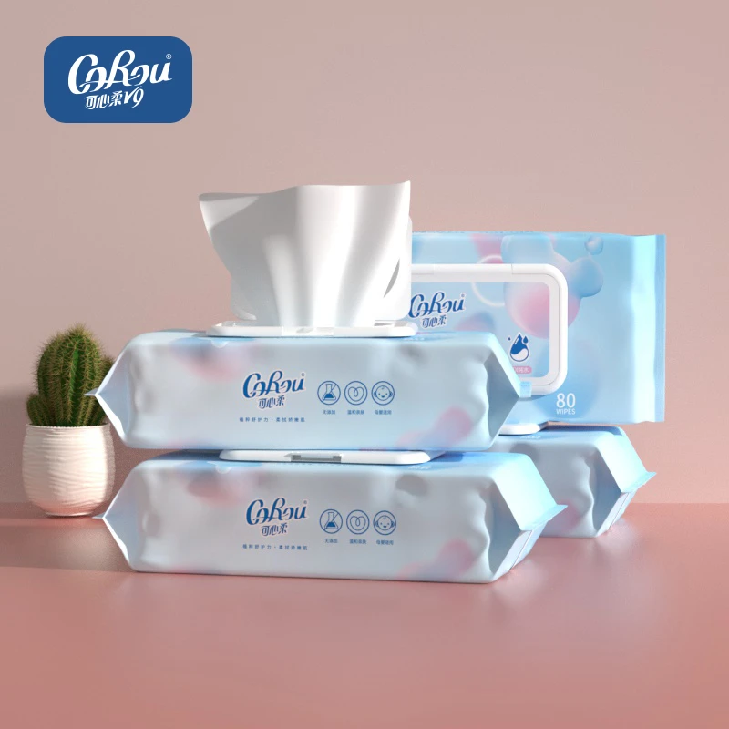 可心柔新款湿巾4包