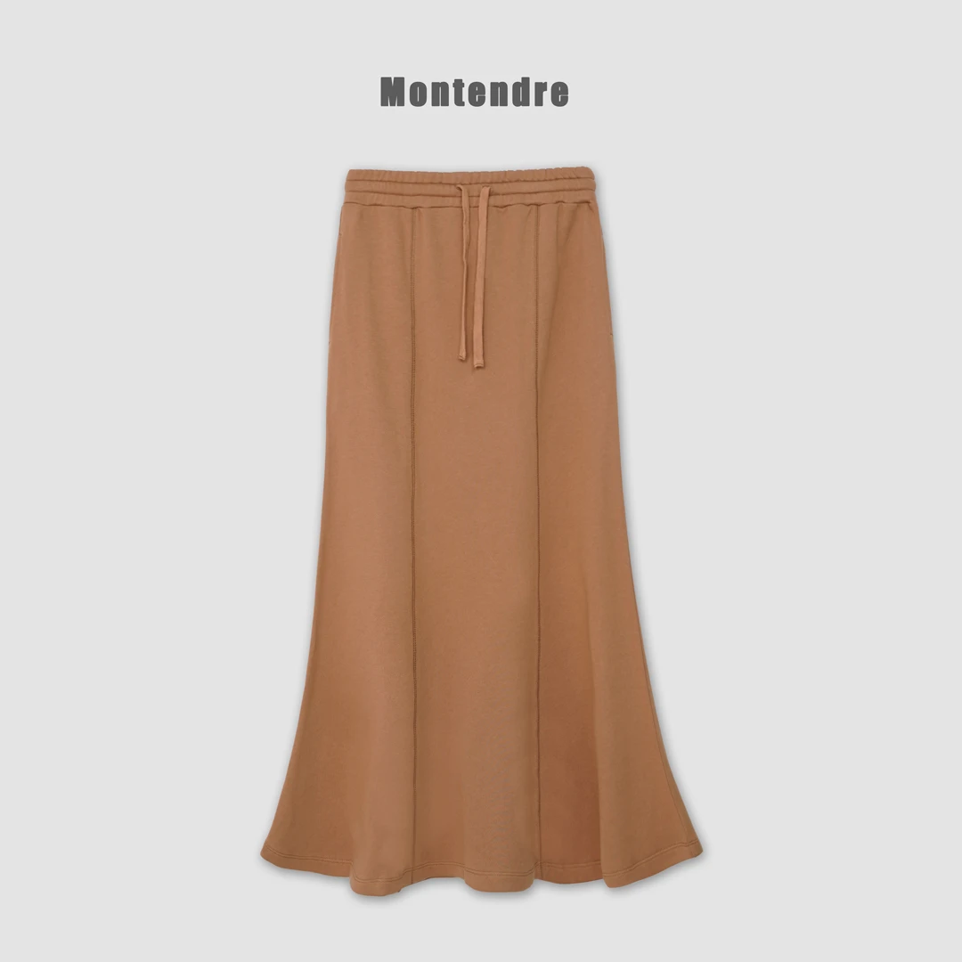 【六哥外贸】日系品牌 C 秋季新款 时尚简约A字裙百搭纯色半身裙