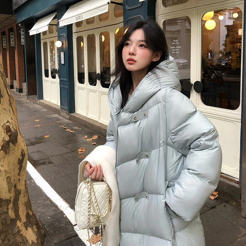 【珂珂kkk】白灵儿羽绒服女冬季2024新款中长款95绒超好看显瘦