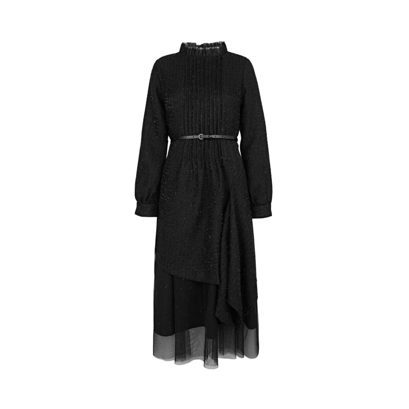 S·DEER圣迪奥设计师新款轻奢时尚优雅气质女装连衣裙S234Z12G8