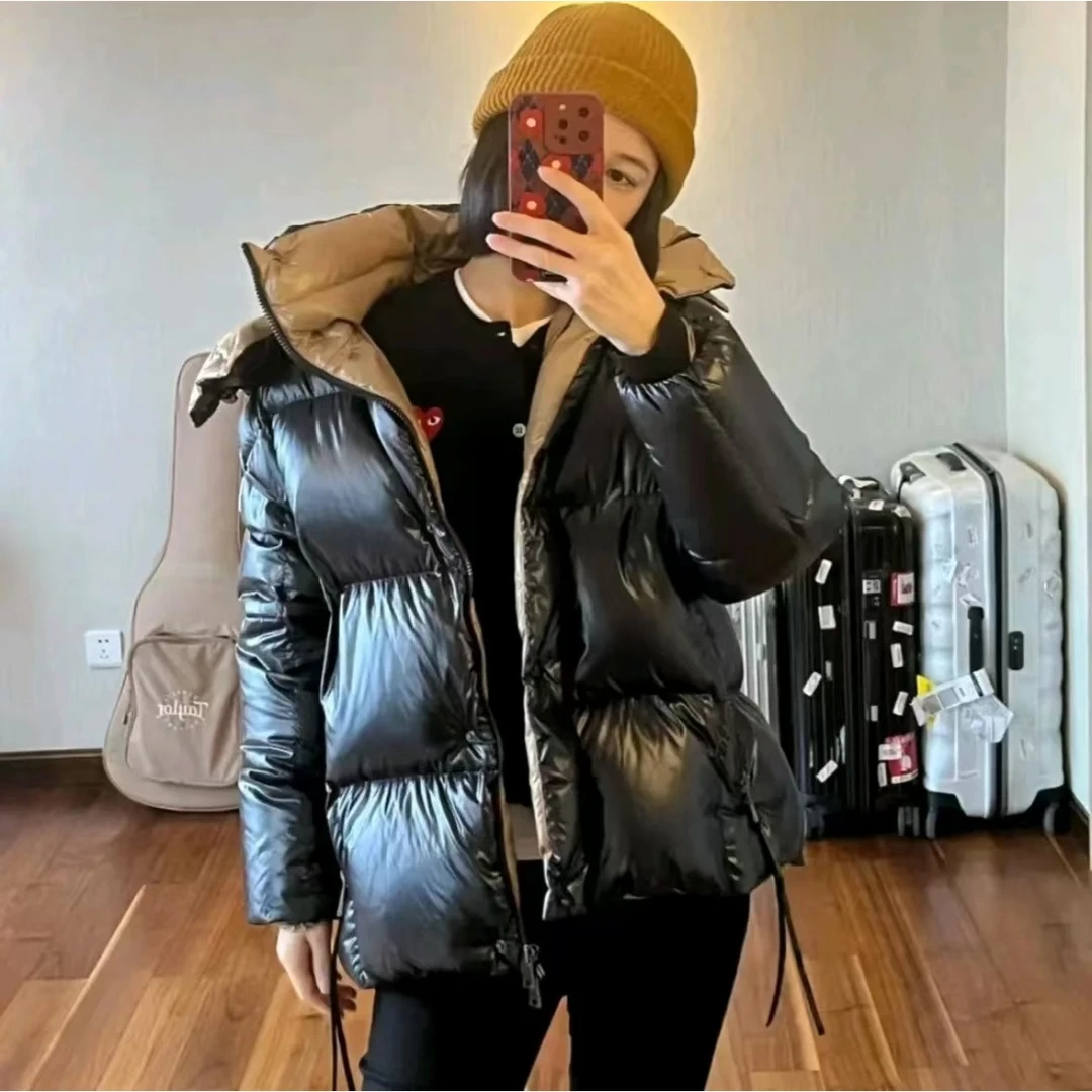 MENKCONR新款高端连帽保暖加厚羽绒服8878-舒淇