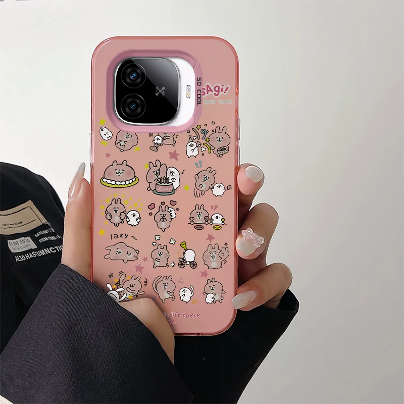 IQOOZ9TURBO手机壳手机壳高颜值个性创意网红可爱搞怪小兔漫彩银